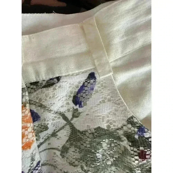 VINTAGE Sandro Collections FL Lace Floral Suit 80s 90s - Picture 9 of 12